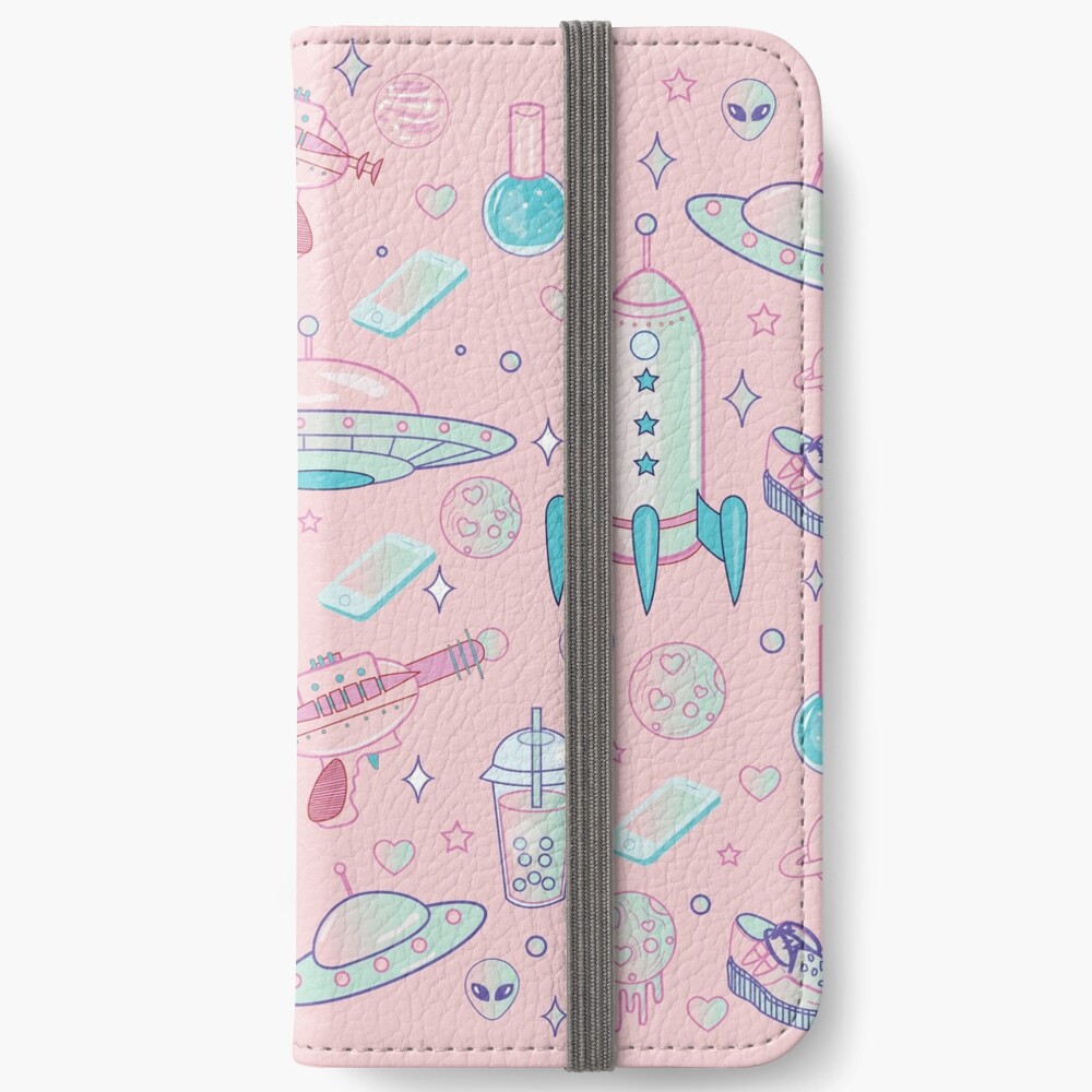 Galaxy Babe Pattern iPhone Wallet