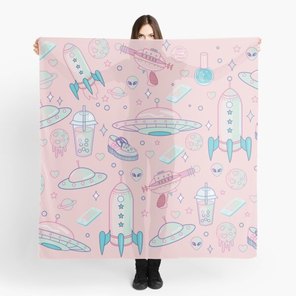 Galaxy Babe Pattern Scarf