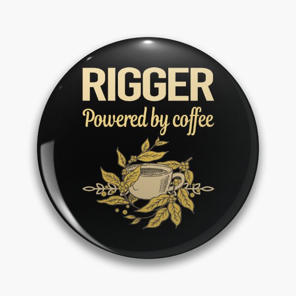 Item preview, Powered By Coffee Rigger designed and sold by cossinulsesj.