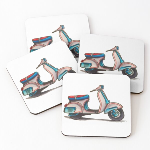 Item preview, Red White And Blue Scooter designed and sold by VictorIos.
