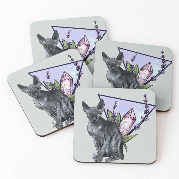 Item preview, Crystal Cat designed and sold by Ellen Fox Art.