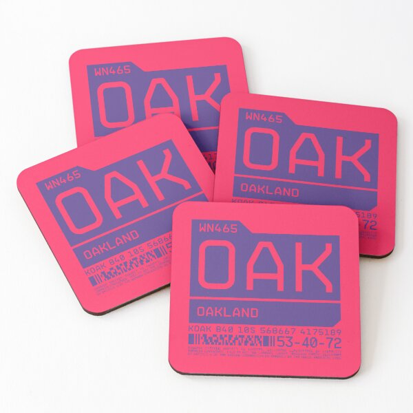 Item preview, Luggage Tag C - OAK Oakland USA designed and sold by VoodooCircus.
