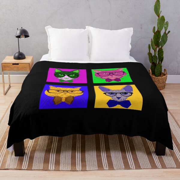 Item preview, Cats wearing glasses designed and sold by yoshra.
