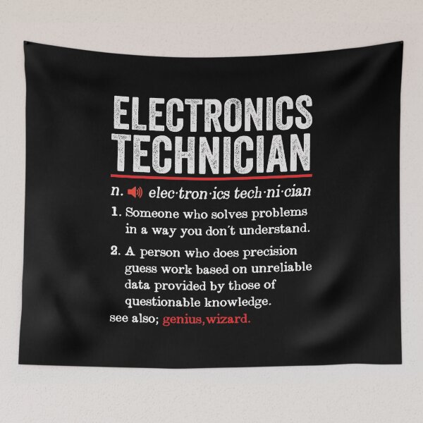 Item preview, Electronics Technician Funny Definition: Electrician Gift - Electronics Technician designed and sold by Adexyl.