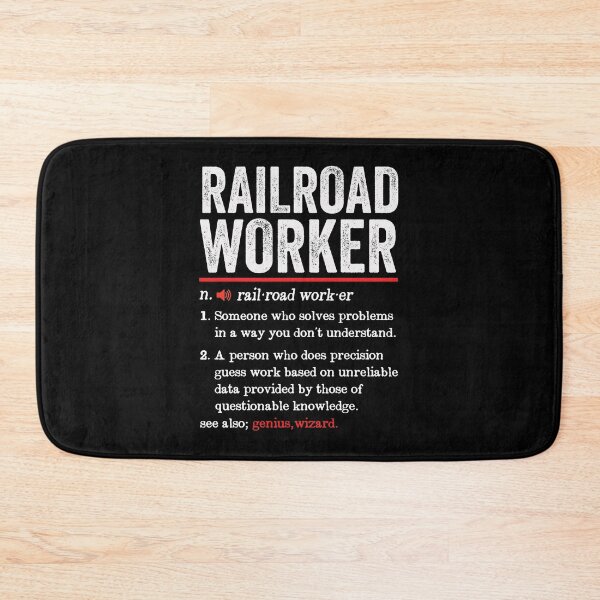 Item preview, Railroad Worker Funny Definition: Railway Worker Gift - Rail Train Transportation designed and sold by Adexyl.