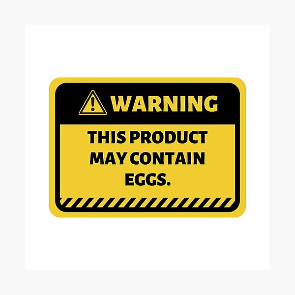 Item preview, Funny Product Warning Label designed and sold by Mawter.
