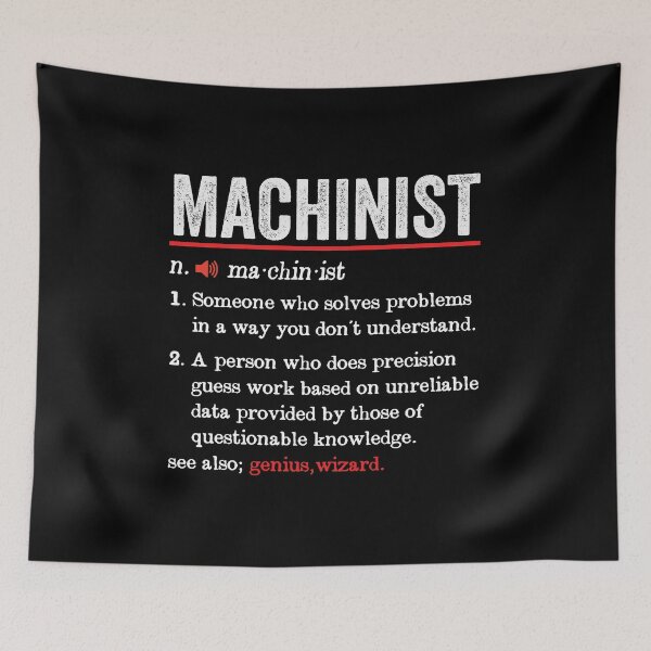 Item preview, Machinist Funny Definition: Machinist Gift - Machine Operator designed and sold by Adexyl.
