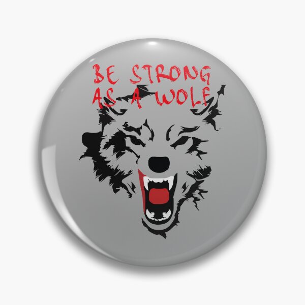 Item preview, Be strong like a wolf designed and sold by Mychap.