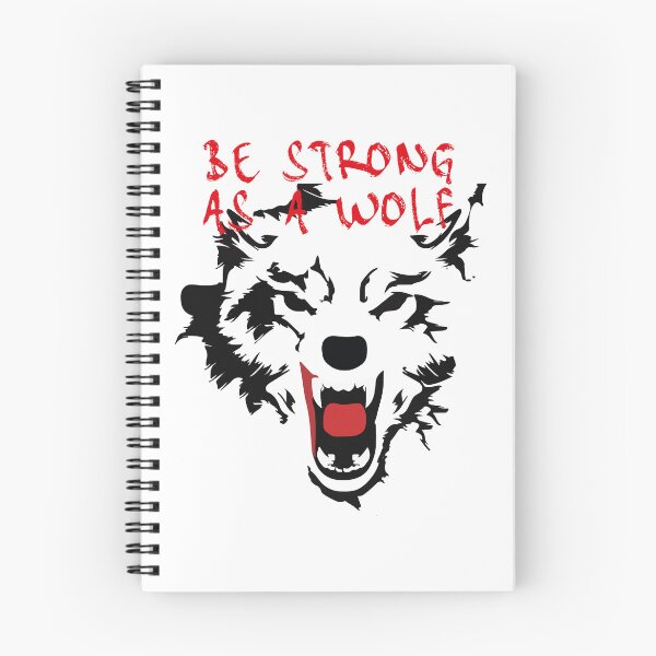 Item preview, Be strong like a wolf designed and sold by Mychap.