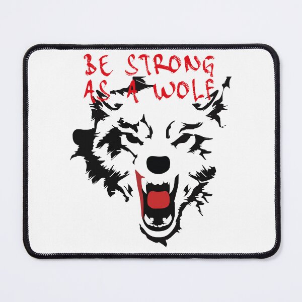 Item preview, Be strong like a wolf designed and sold by Mychap.