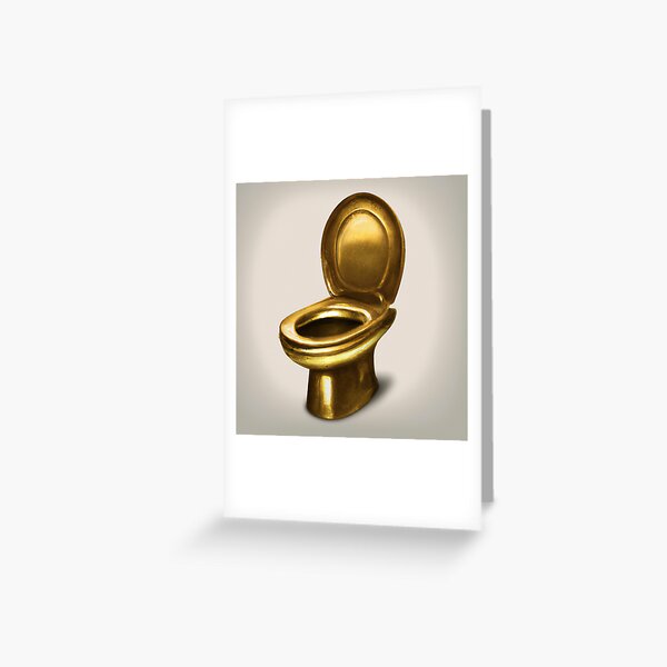 Item preview, Golden Toilet Seat designed and sold by PapaRabbit.