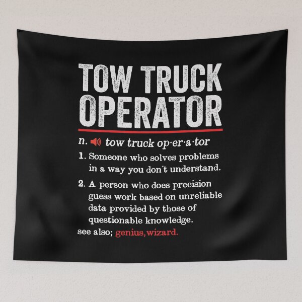 Item preview, Tow Truck Operator Funny Definition: Tow Truck Operator Gift - Tow Truck Driver designed and sold by Adexyl.