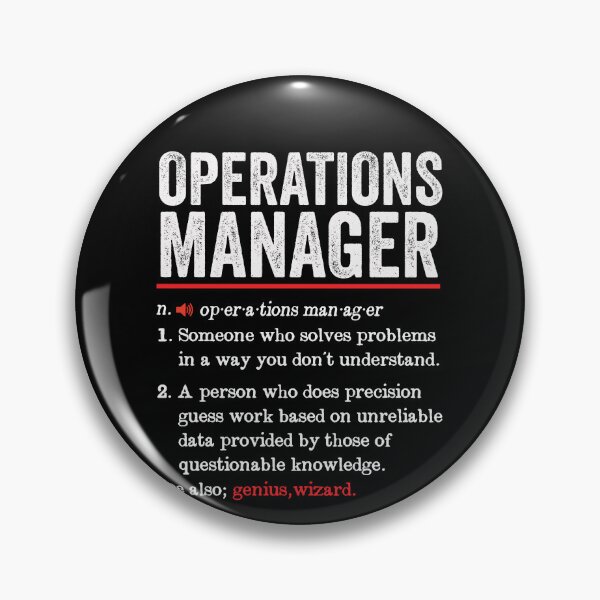 Item preview, Operations Manager Funny Definition: Operations Manager Gift - Operational Manager designed and sold by Adexyl.