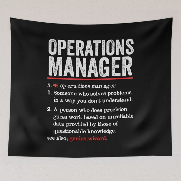 Item preview, Operations Manager Funny Definition: Operations Manager Gift - Operational Manager designed and sold by Adexyl.