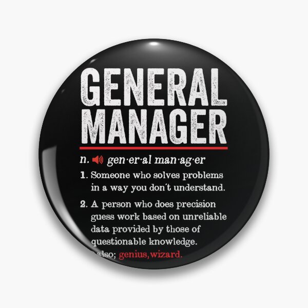 Item preview, General Manager Funny Definition: General Managers Gift - Office GM Manager designed and sold by Adexyl.