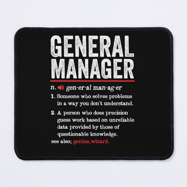 Item preview, General Manager Funny Definition: General Managers Gift - Office GM Manager designed and sold by Adexyl.