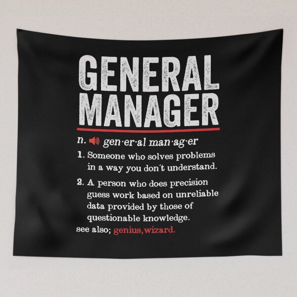 Item preview, General Manager Funny Definition: General Managers Gift - Office GM Manager designed and sold by Adexyl.