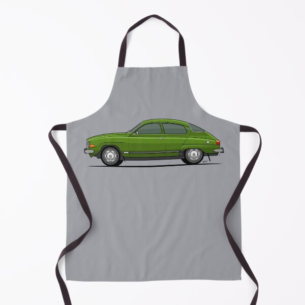 Item preview, Saab 96 Single side view illustration - Green designed and sold by RJWautographics.