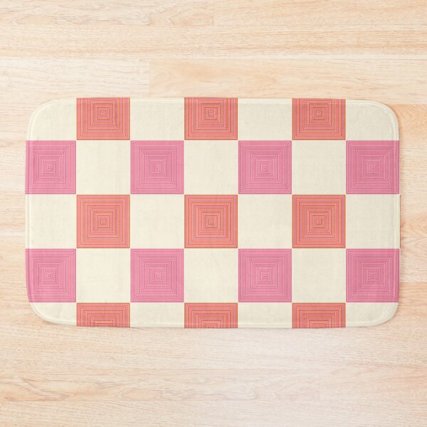 Item preview, Colour Pop Squares - Pink, Orange and Cream designed and sold by LAEC-Shop.