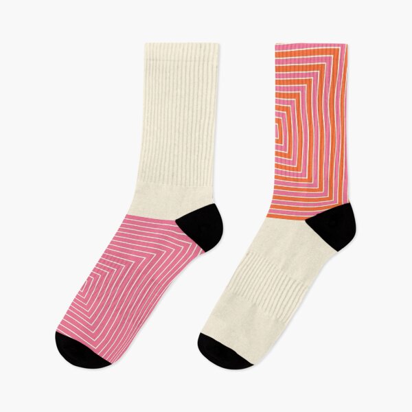 Item preview, Colour Pop Squares - Pink, Orange and Cream designed and sold by LAEC-Shop.