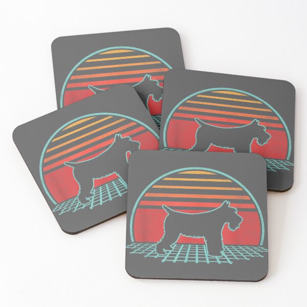 Item preview, Schnauzer Dog Retro Vintage 80s Style Animal Lover designed and sold by saryxyvuk.