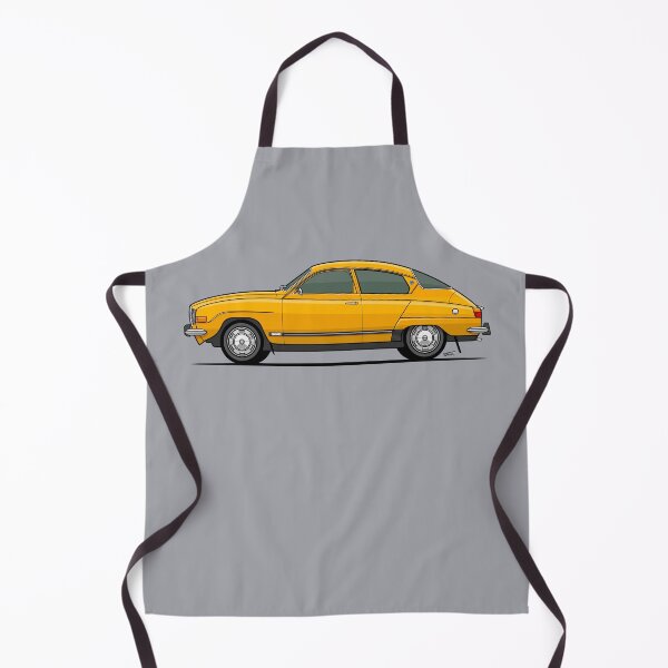 Item preview, Saab 96 Single side view illustration - Yellow designed and sold by RJWautographics.