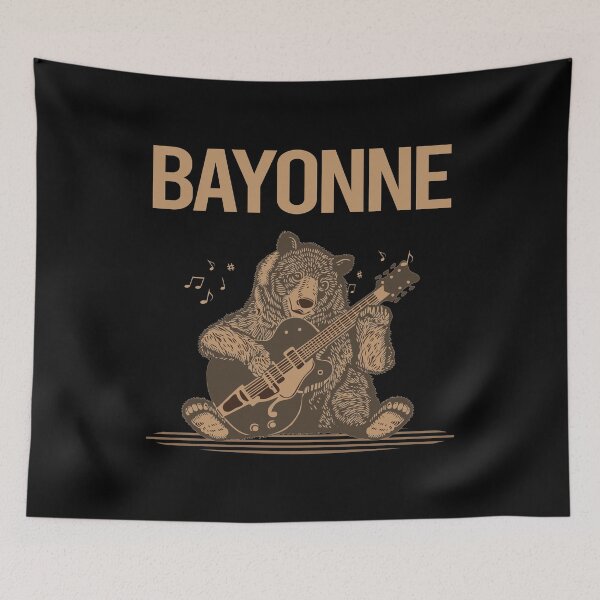 Item preview, Bear With Guitar Bayonne designed and sold by hurseslossb.