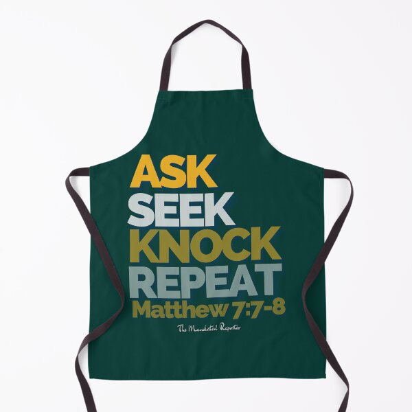Item preview, Ask Seek, Knock Repeat - Dark Green designed and sold by TheReporter1.