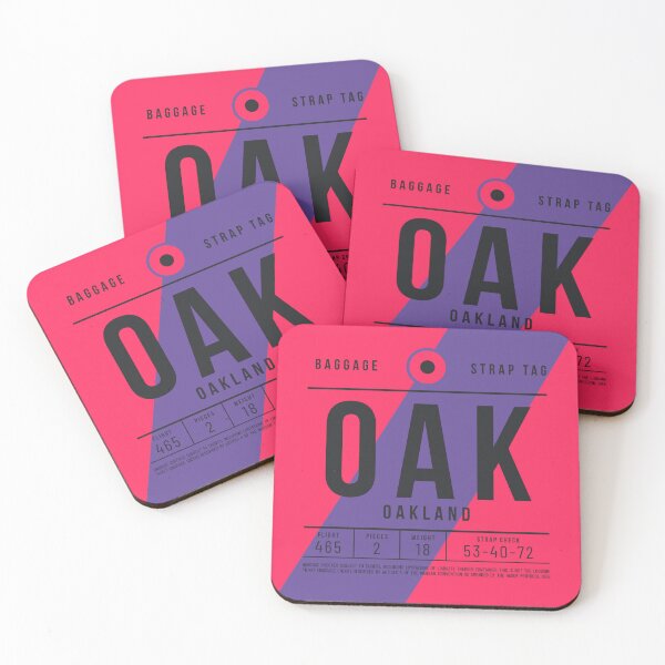 Item preview, Luggage Tag E - OAK Oakland USA designed and sold by VoodooCircus.