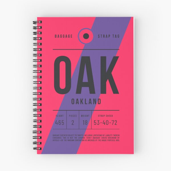 Item preview, Luggage Tag E - OAK Oakland USA designed and sold by VoodooCircus.