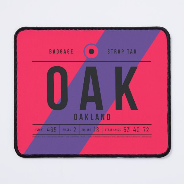 Item preview, Luggage Tag E - OAK Oakland USA designed and sold by VoodooCircus.