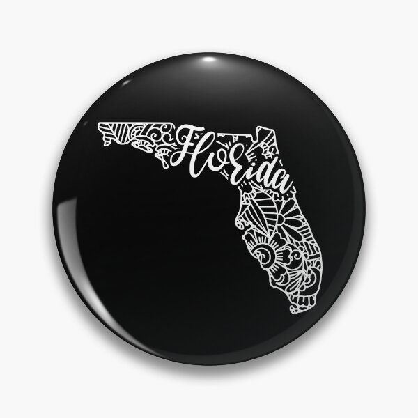 Item preview, Florida Black And White Map designed and sold by OutcastBrain.