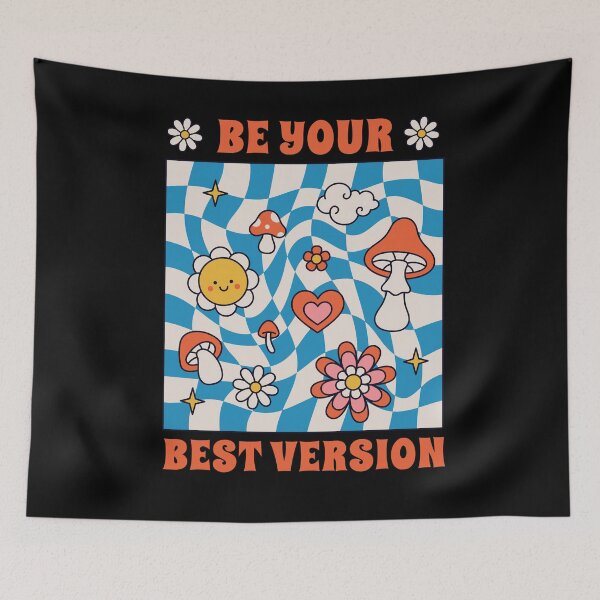 Item preview, Be your best version hippie  designed and sold by Makeyouhappy11.