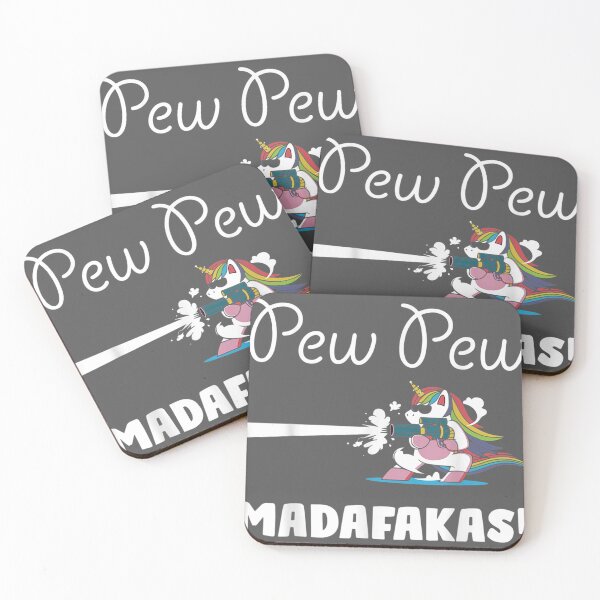 Item preview, Pew Pew Madafakas Women Unicorn Funny designed and sold by saryxyvuk.