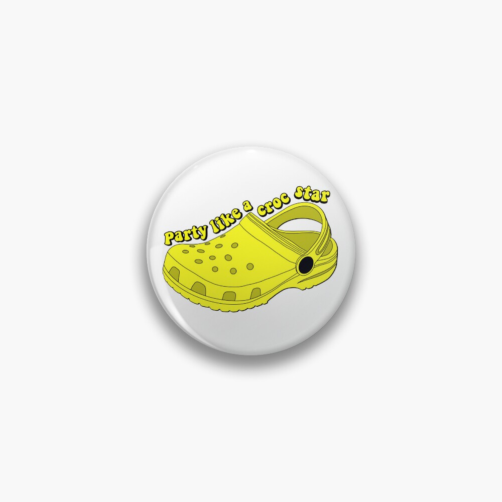 "Crocs funny quotes,Funny Croc shoe quote Party Like a Croc Star, cute