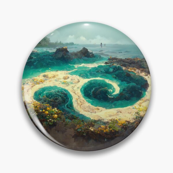 Item preview, Swirling Tidepool Digital Painting designed and sold by RadicalWombat.