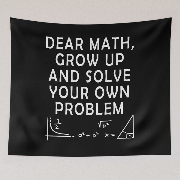 Item preview, Funny Math Quote For Girls Boys Teens Men Women Solve Own Problem designed and sold by Countrysmart.