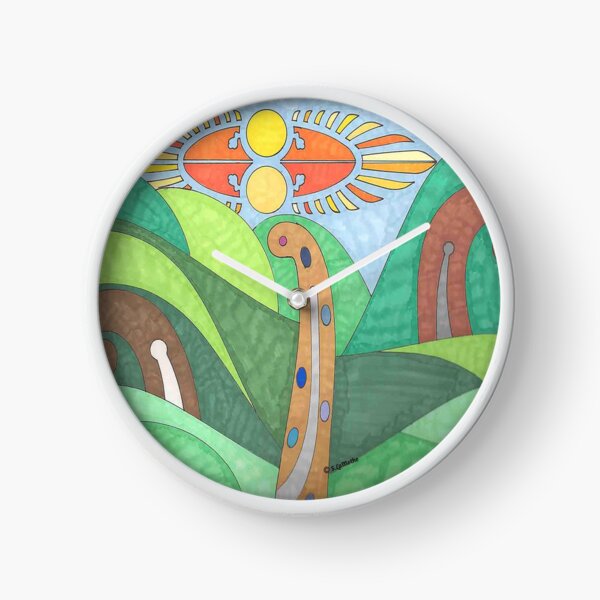Road Less Traveled Clock