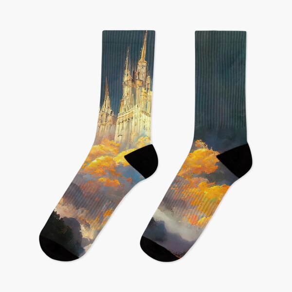 Item preview, Gothic Cathedral among the Clouds designed and sold by AM FineArtPrints.
