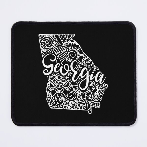 Item preview, Georgia Black And White Map designed and sold by OutcastBrain.