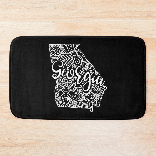 Item preview, Georgia Black And White Map designed and sold by OutcastBrain.