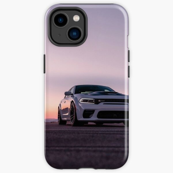 White dodge charger iPhone Tough Case