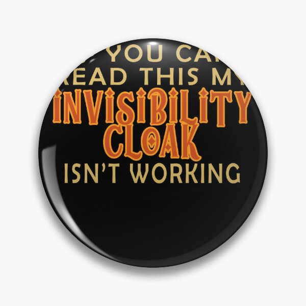 Item preview, Invisibility Cloak Halloween Costume Geek Book Movie Lover designed and sold by Countrysmart.