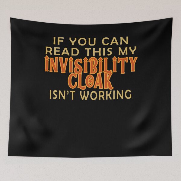 Item preview, Invisibility Cloak Halloween Costume Geek Book Movie Lover designed and sold by Countrysmart.