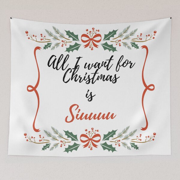 Item preview, all i want for christmas is siu designed and sold by Donya-Adel.