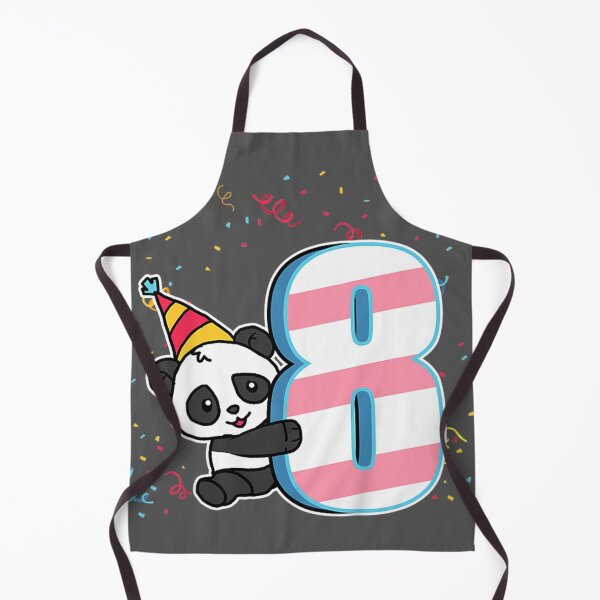Item preview, Kids 8th Birthday Funny 8 Years Old Panda Costume designed and sold by saryxyvuk.