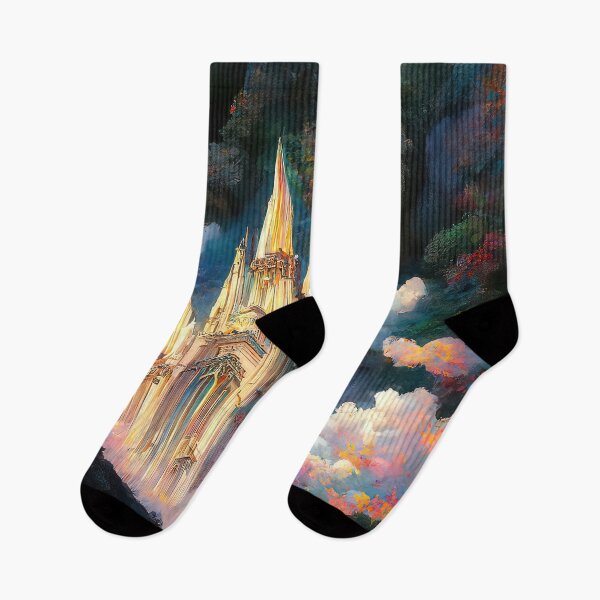 Item preview, Gothic Cathedral among the Clouds designed and sold by AM FineArtPrints.