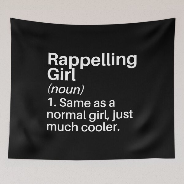 Item preview, Rappelling Girl Funny Definition: Rappelling Lover Gift - Rappelling designed and sold by Adexyl.