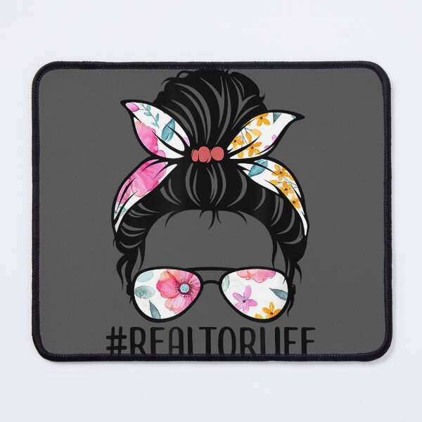 Item preview, Realtor Life Messy Bun Tee Real Estate Agent Girl Mom Wife designed and sold by saryxyvuk.