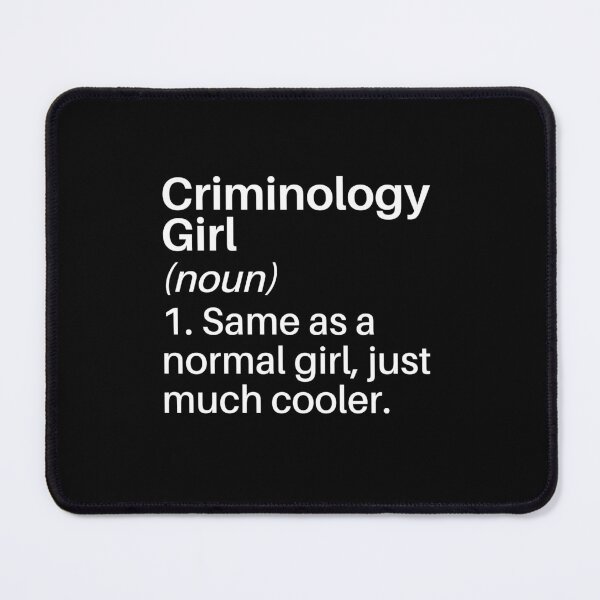 Item preview, Criminology Girl Funny Definition: Criminologist Gift - Criminologist designed and sold by Adexyl.